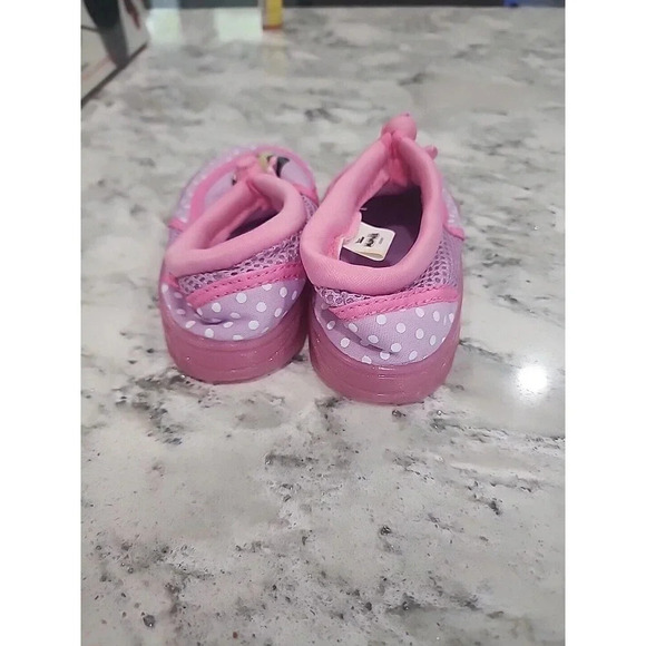 Disney Baby Girl Water Shoes, Size L 9/10 Pink Minnie Mouse Non-Slip Water Shoes - Picture 6 of 7